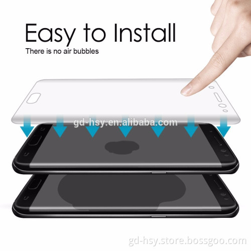 Hot Sale Full Curved Edge Pet 3d Hd Clear Screen Protector For Samsung Galaxy note 7 Film